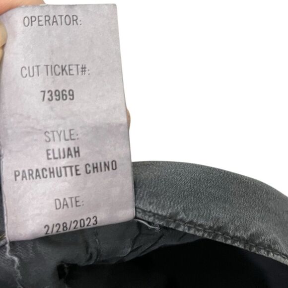 Citizens of Humanity NWT Elijah Chino Pants Men’s Size 32 Washed Peppercorn - Picture 12 of 13